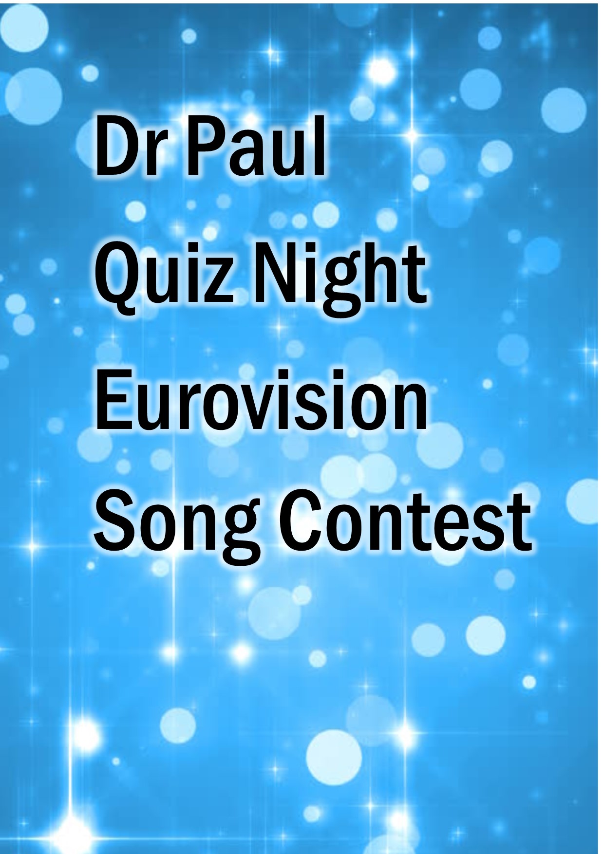 Eurovision Quiz - Download and Print