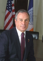 New York City mayor  Michael Bloomberg