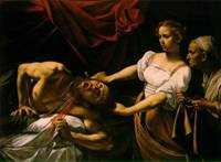 Caravaggio  (painting is called Judith Beheading Holofernes)