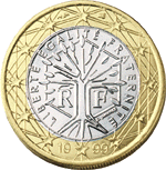 France euro coin