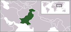 Pakistan  map