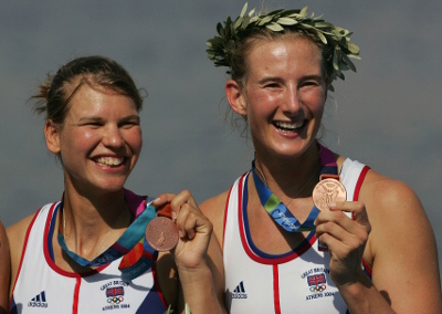 Rowing  (full names Sarah Winckless and EliseLaverick) (precise event was women’s  double sculls)