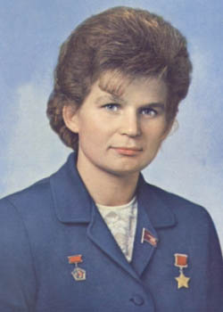 She became the first woman in space (Valentina Tereschkova)
